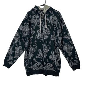 Southpole Mens Blue Long Sleeve Hooded Full Zip Jacket Size XXL